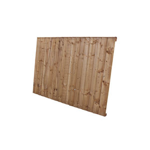 Tanalised Feather Edge Fence Panel 6x4 (1830mm x 1220mm)