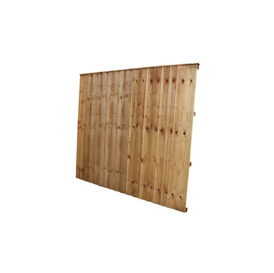 Tanalised Feather Edge Fence Panel 6x5 (1830mm x 1525mm)