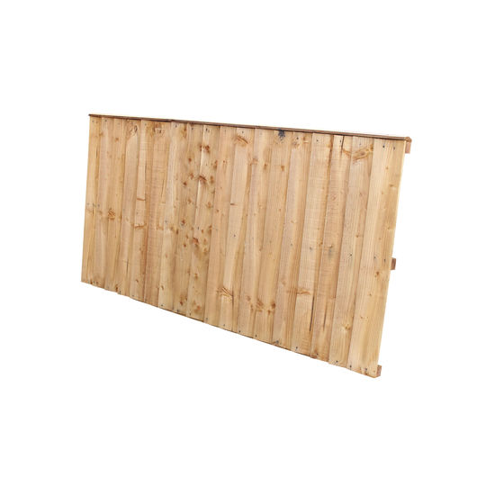 Tanalised Feather Edge Fence Panel 6x3 (1830mm x 915mm)