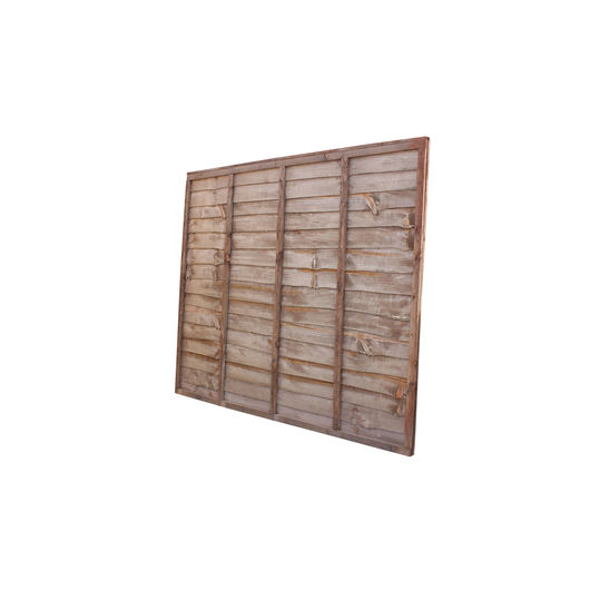 Treated Waney Lap Fence Panel 6x5 (1800mm x 1525mm)