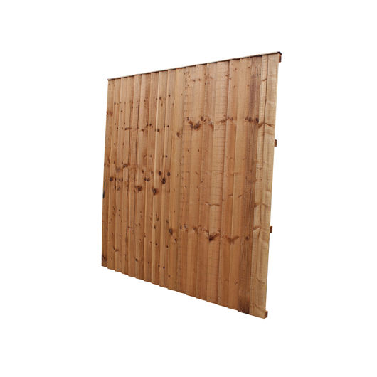 Tanalised Feather Edge Fence Panel 6x6 (1830mm x 1830mm)