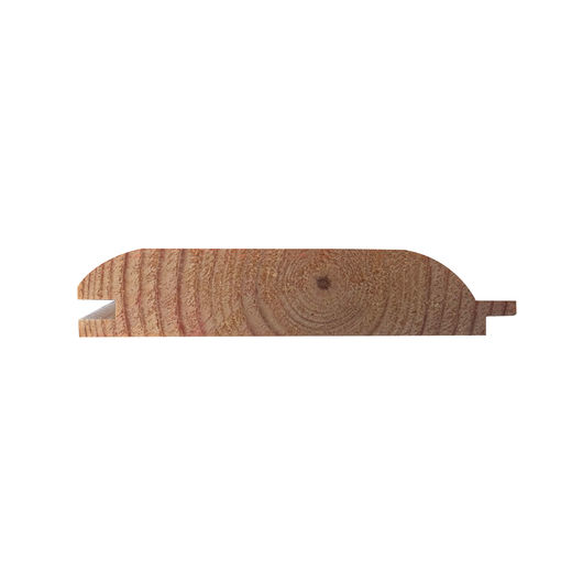 Loglap Profile Loglap cladding 4x1 (95mm x 19mm) Redwood